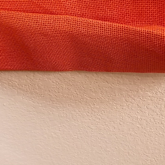 BEACH BAG Boho Beachy One Size Orange Color with Black-White beads Colors - Picture 3 of 10